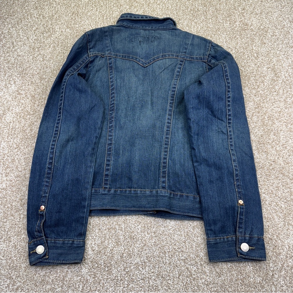 NEW Iris Dark Blue Jean Jacket Womens size 3XL - Picture 5 of 16